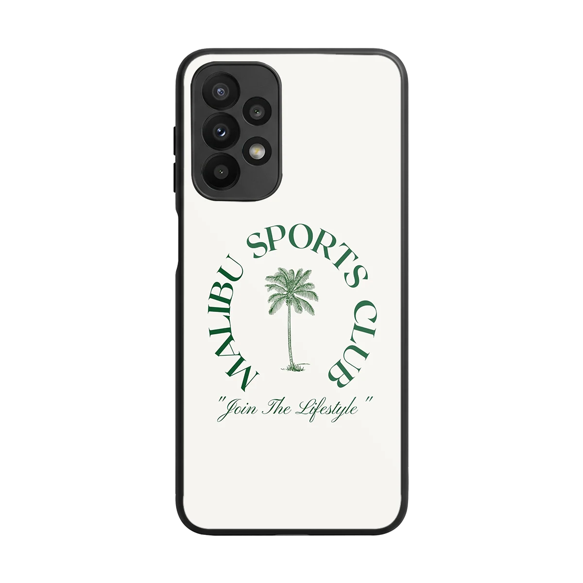 Malibu Sports Club back phone cover | glass case for samsung galaxy a23