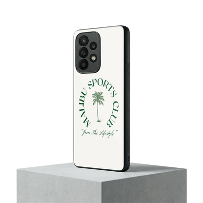 Malibu Sports Club samsung galaxy a23 mobile cover | shockproof glass phone case