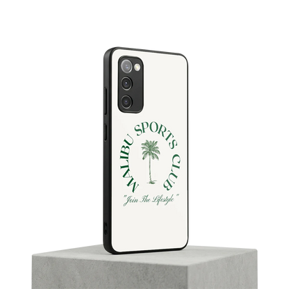 Malibu Sports Club samsung galaxy s20 fe mobile cover | shockproof glass phone case