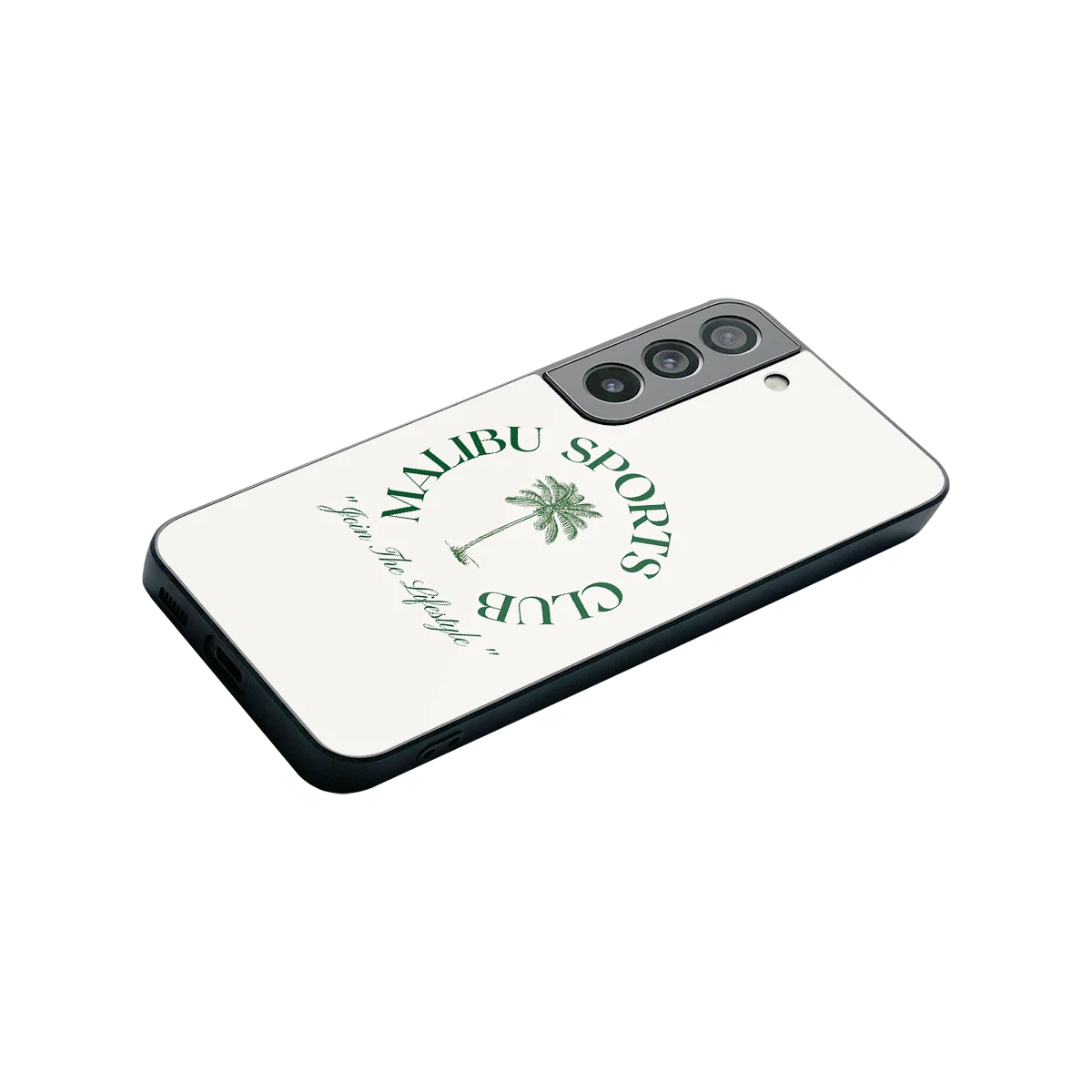 Malibu Sports Club stylish phone case for samsung galaxy s22 | glossy glass and slim fit