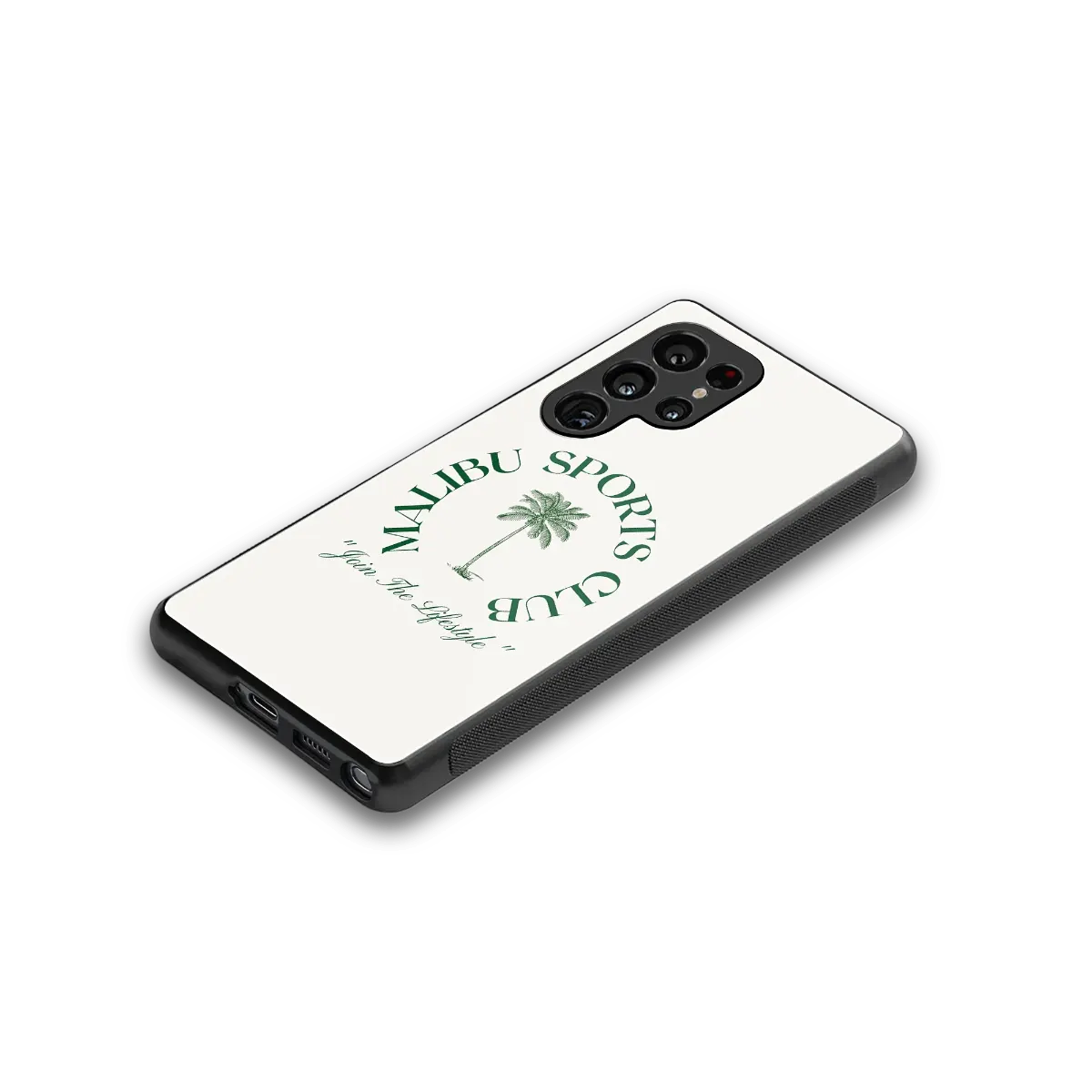 Malibu Sports Club stylish phone case for samsung galaxy s25 ultra | glossy glass and slim fit