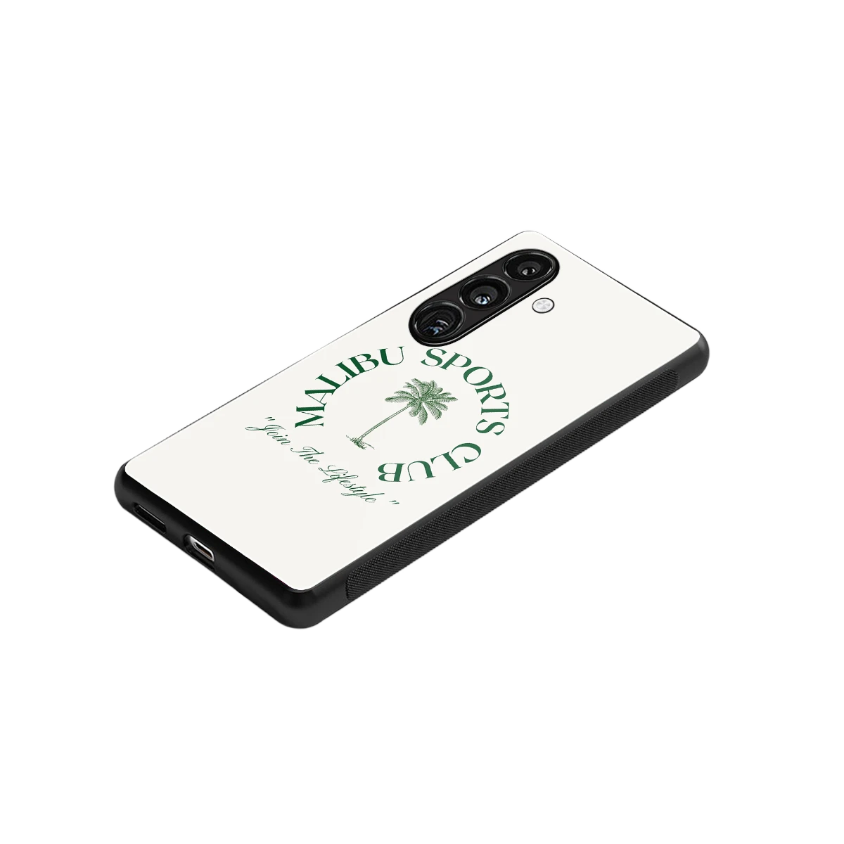 Malibu Sports Club stylish phone case for samsung galaxy s24 | glossy glass and slim fit