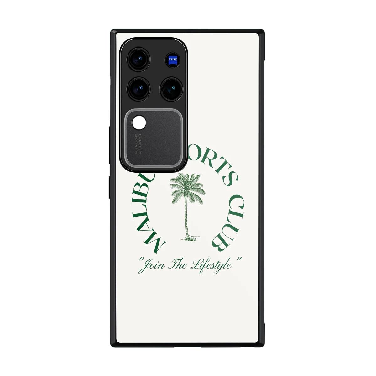 Malibu Sports Club back phone cover | glass case forvivo v30 pro
