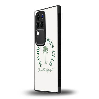 Malibu Sports Clubvivo v30 pro mobile cover | shockproof glass phone case