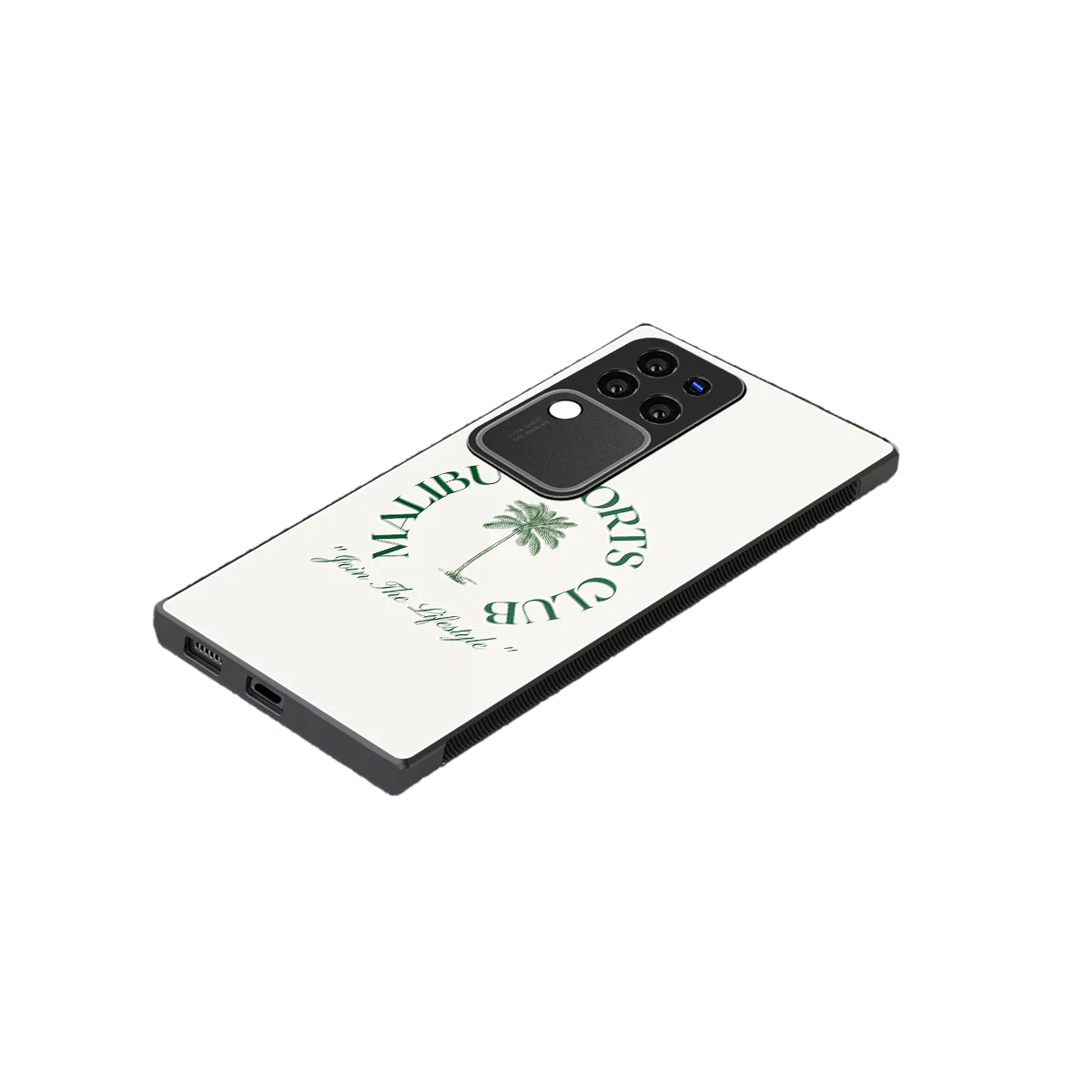 Malibu Sports Club stylish phone case forvivo v30 pro | glossy glass and slim fit