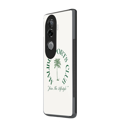 Malibu Sports Club vivo v40e mobile cover | shockproof glass phone case