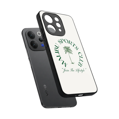 Malibu Sports Club sleek vivo v70 elite cover with tempered glass back and TPU edges