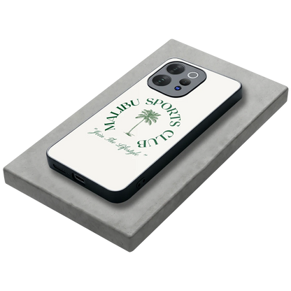 Malibu Sports Club stylish phone case for vivo v70 | glossy glass and slim fit