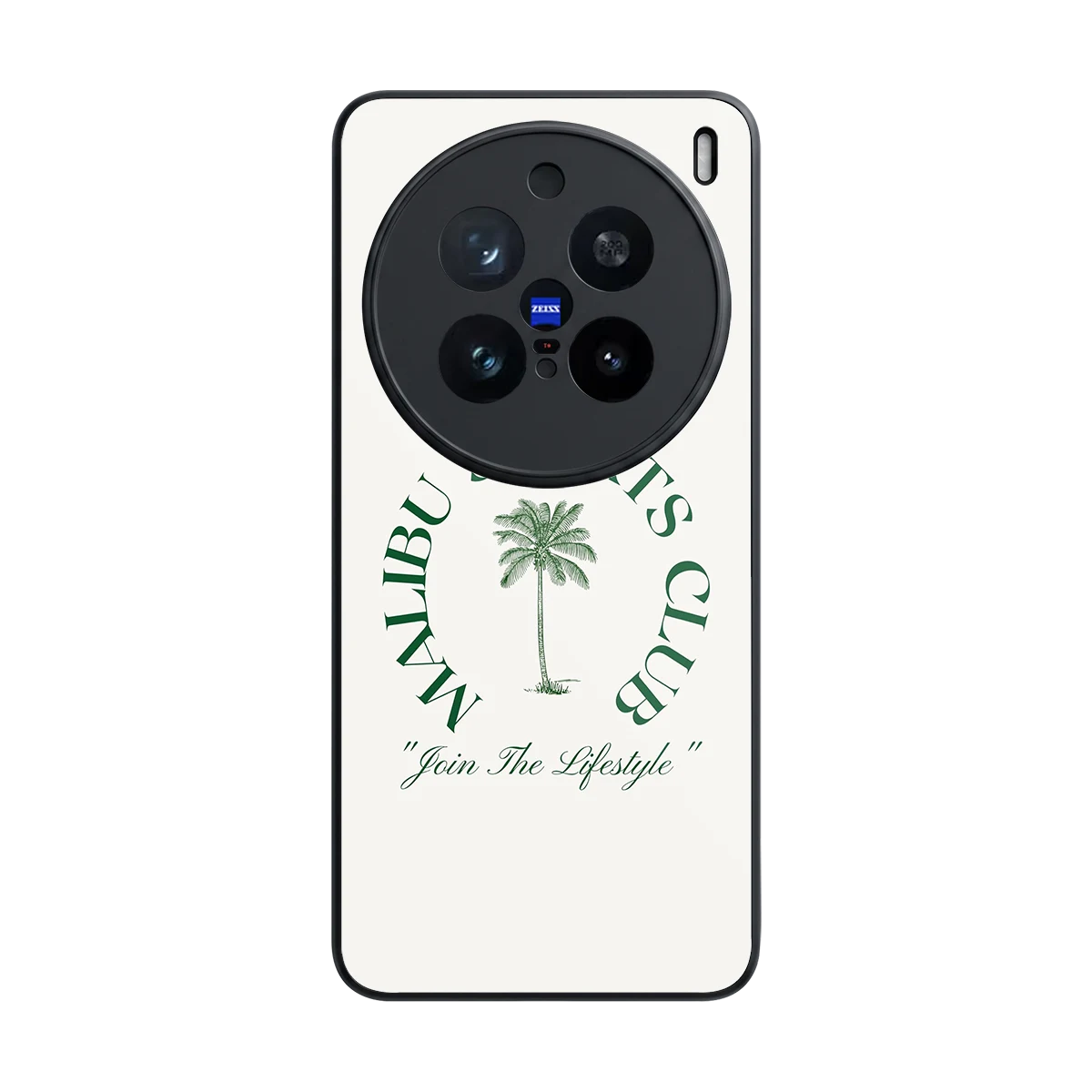 Malibu Sports Club back phone cover | glass case for vivo x200 pro