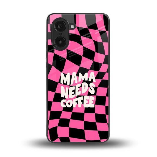 Mama Needs Coffee back phone cover | glass case for oneplus nord ce5 5g