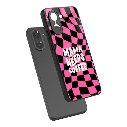 Mama Needs Coffee sleek oneplus nord ce5 5g cover with tempered glass back and TPU edges