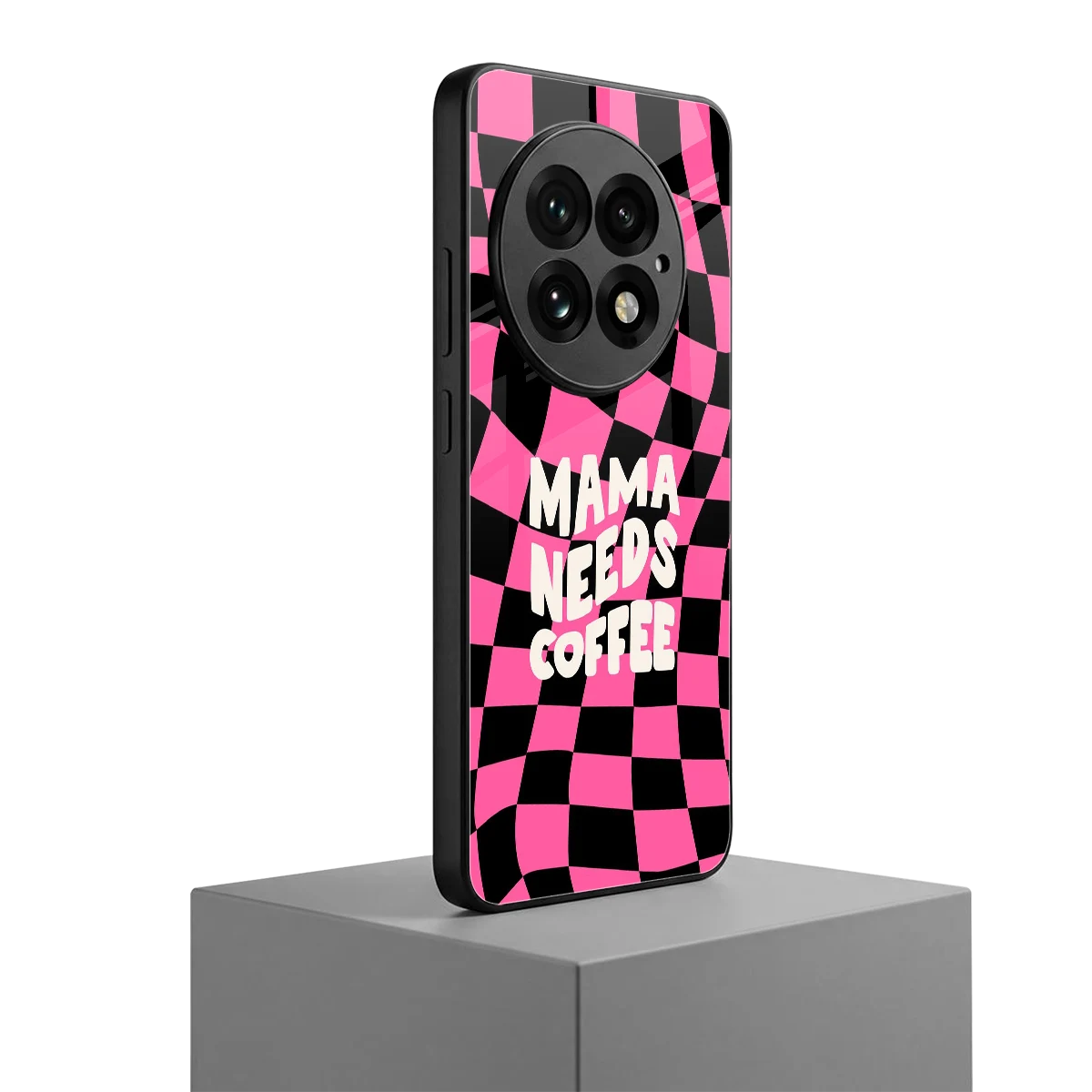 Mama Needs Coffee oneplus 13 mobile cover | shockproof glass phone case