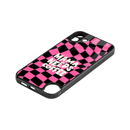 Mama Needs Coffee stylish phone case for cmf nothing phone 1 | glossy glass and slim fit
