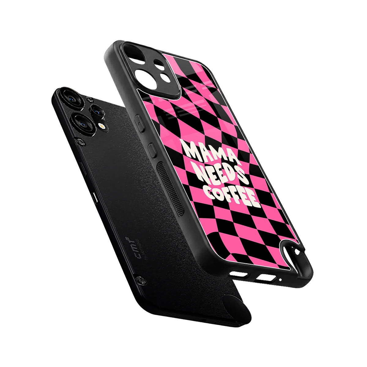 Mama Needs Coffee sleek cmf nothing phone 2 pro cover with tempered glass back and TPU edges