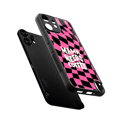 Mama Needs Coffee sleek cmf nothing phone 2 pro cover with tempered glass back and TPU edges
