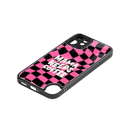Mama Needs Coffee stylish phone case for cmf nothing phone 2 pro | glossy glass and slim fit