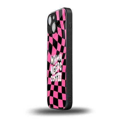 Mama Needs Coffee iphone 13 mini mobile cover | shockproof glass phone case
