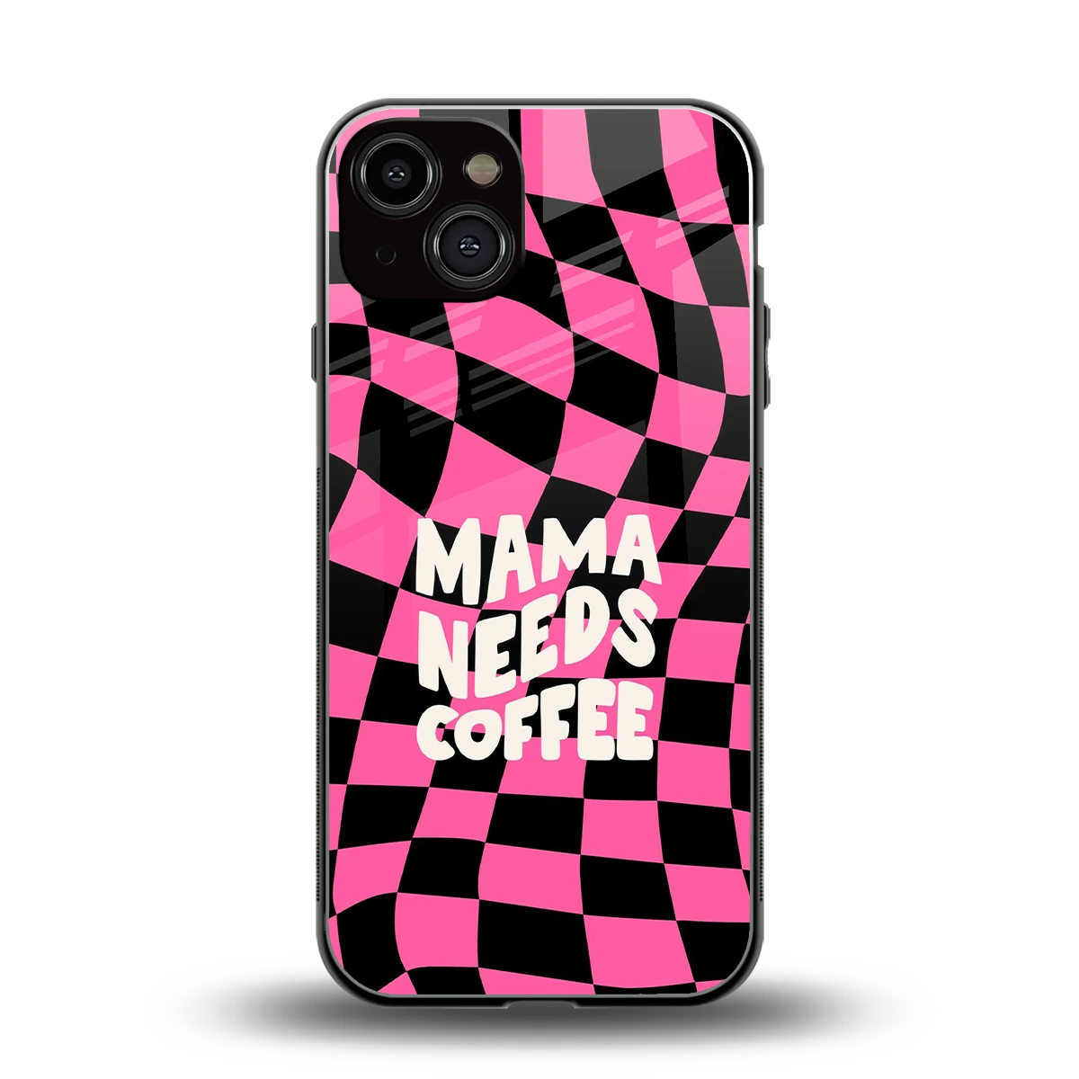 Mama Needs Coffee back phone cover | glass case for iphone 14