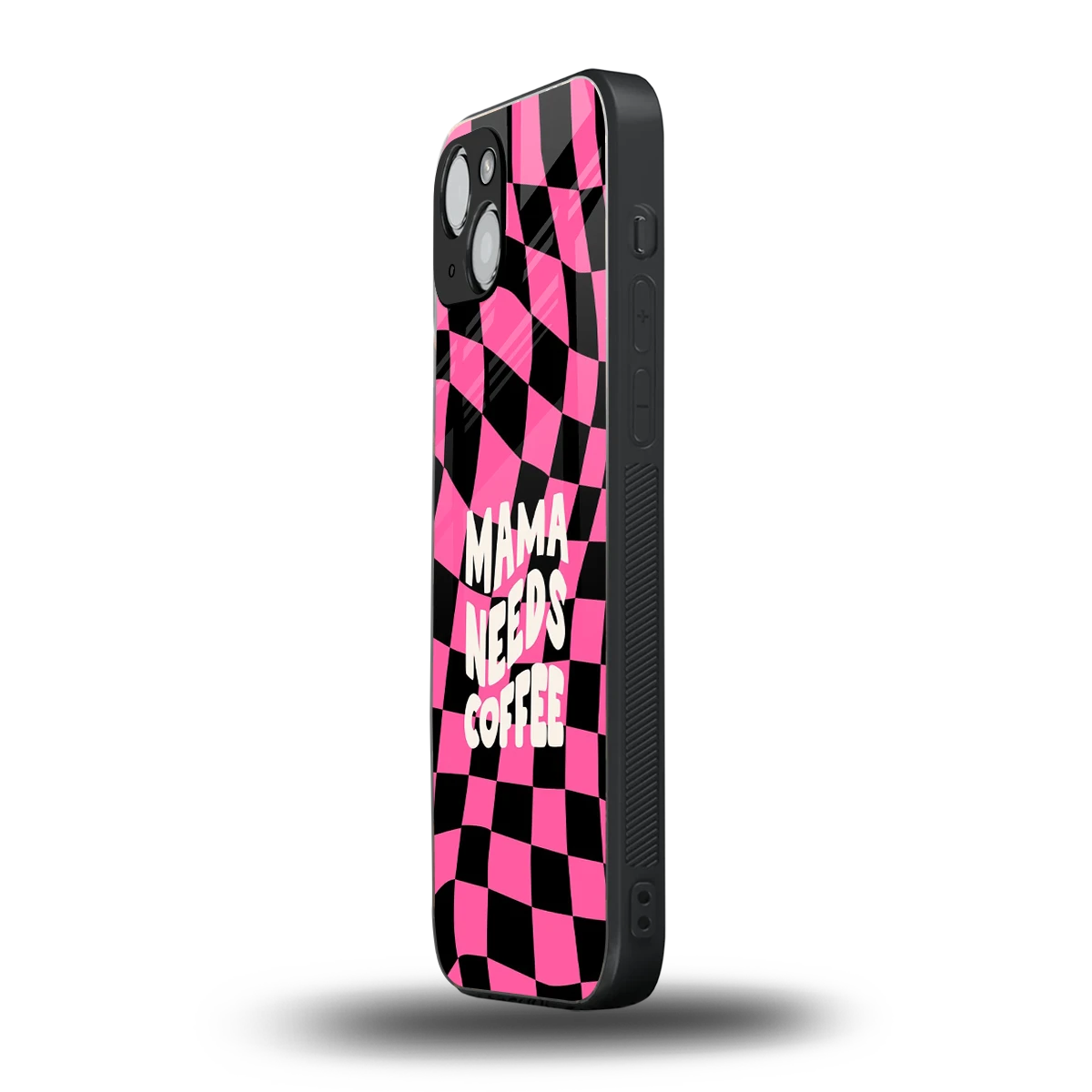 Mama Needs Coffee iphone 14 plus mobile cover | shockproof glass phone case