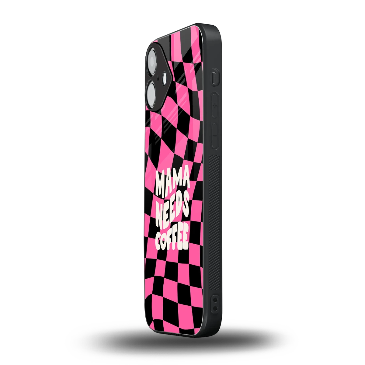 Mama Needs Coffee iphone 16 plus mobile cover | shockproof glass phone case