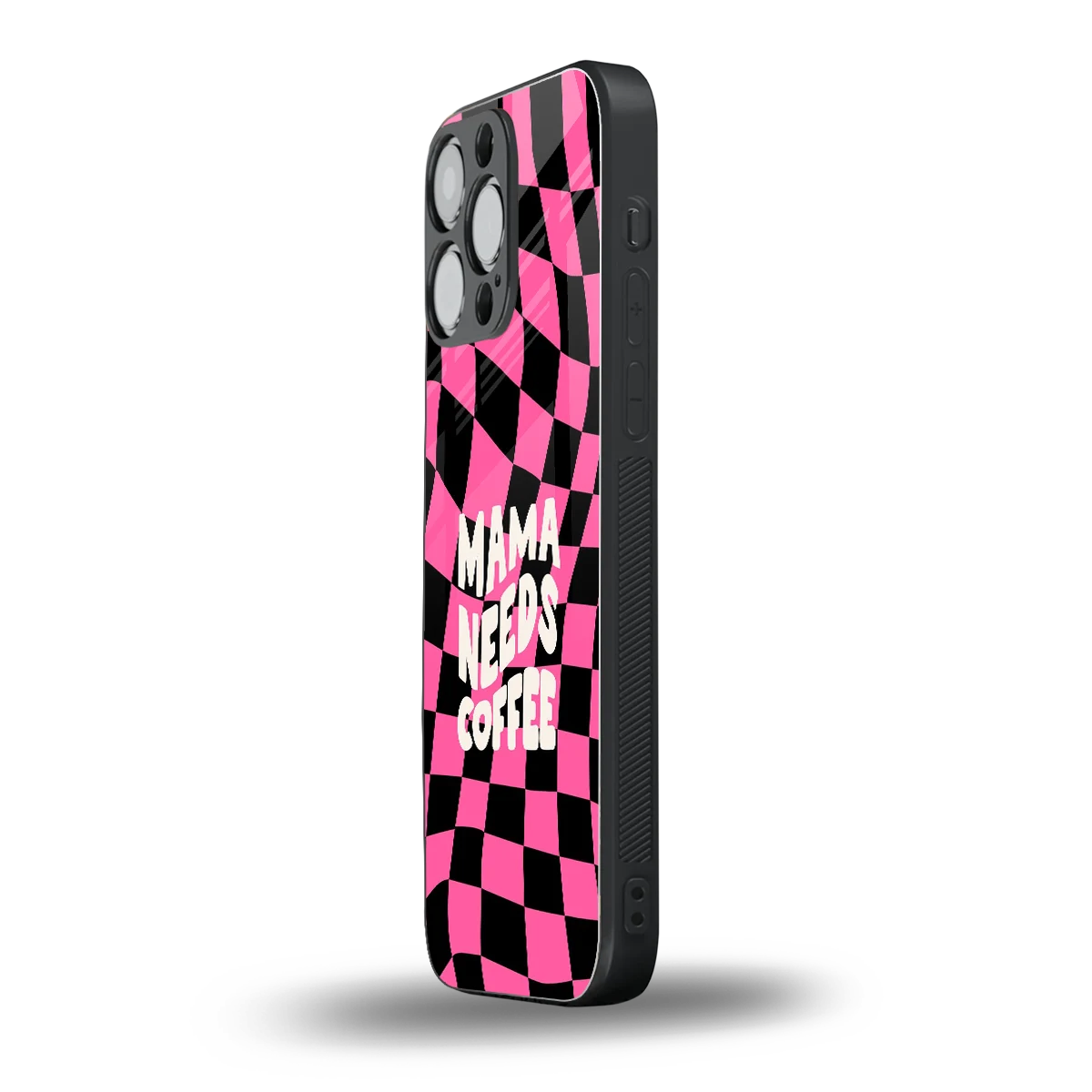 Mama Needs Coffee iphone 16 pro max mobile cover | shockproof glass phone case