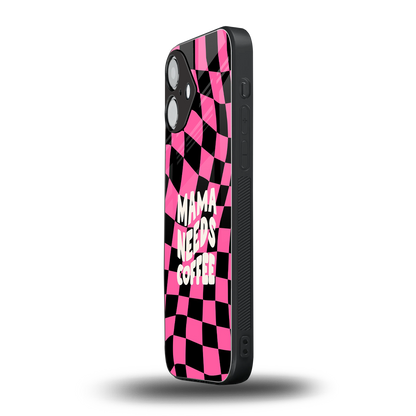 Mama Needs Coffee Phone Case for Iphone 16 | Glass Case