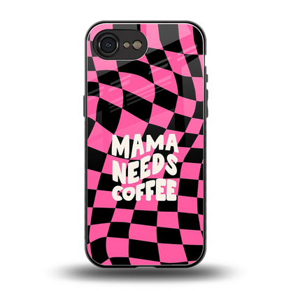 Mama Needs Coffee back phone cover | glass case for iphone 16e