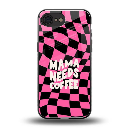 Mama Needs Coffee back phone cover | glass case for iphone 16e