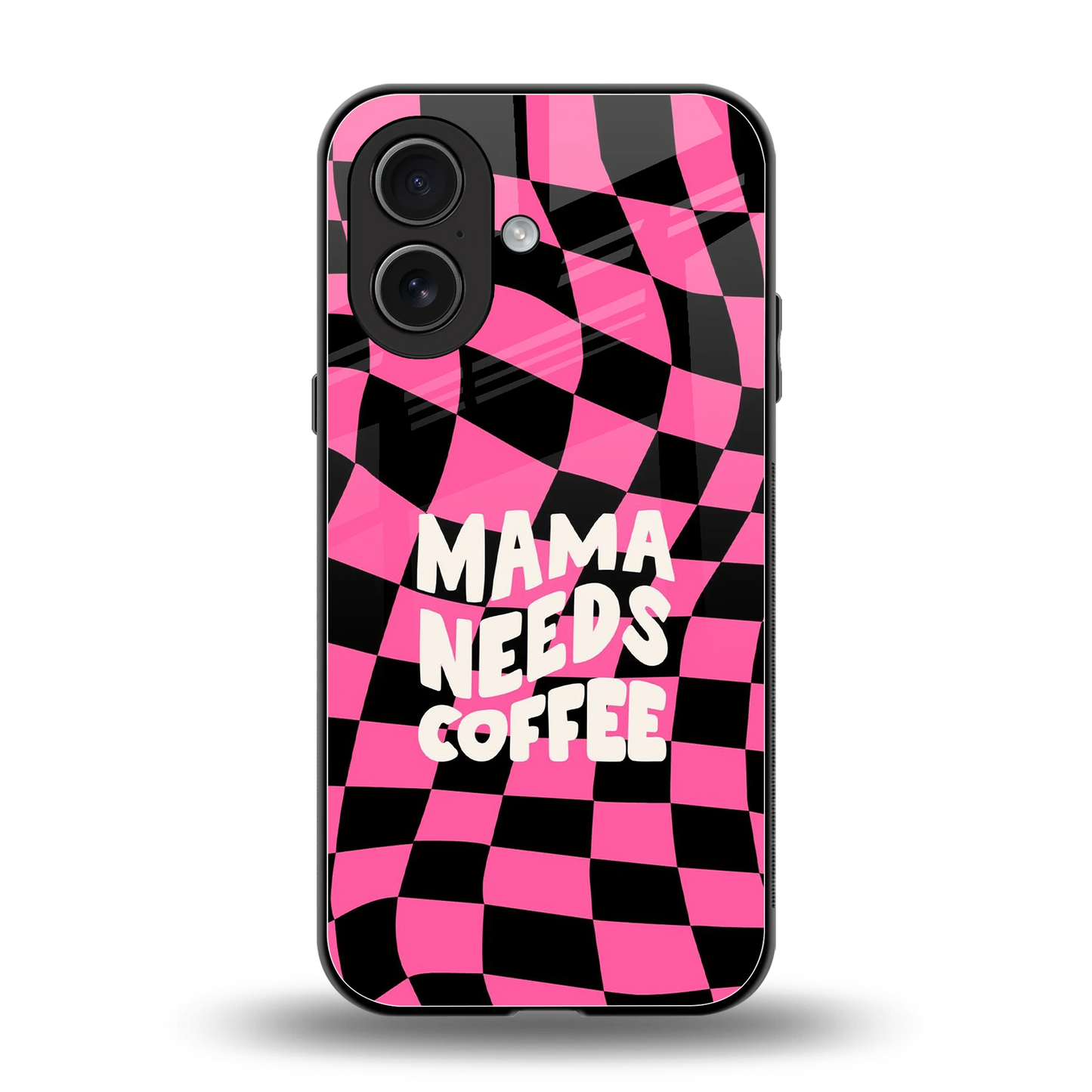 Mama Needs Coffee back phone cover | glass case for iphone 17