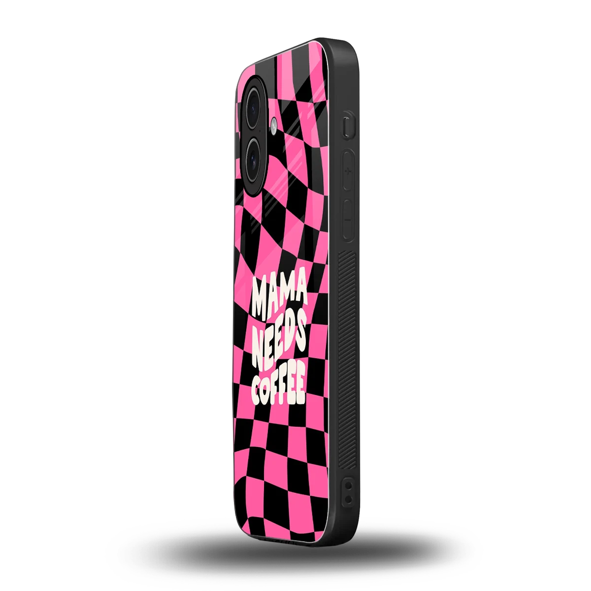 Mama Needs Coffee iphone 17 mobile cover | shockproof glass phone case