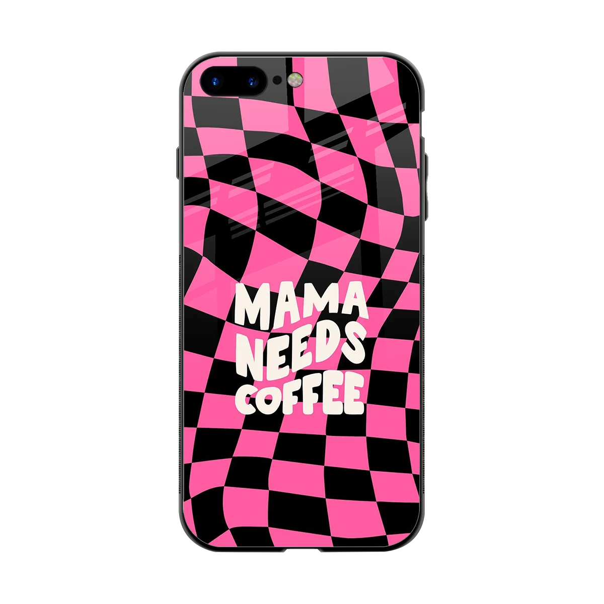 Mama Needs Coffee back phone cover | glass case for iphone 8 plus