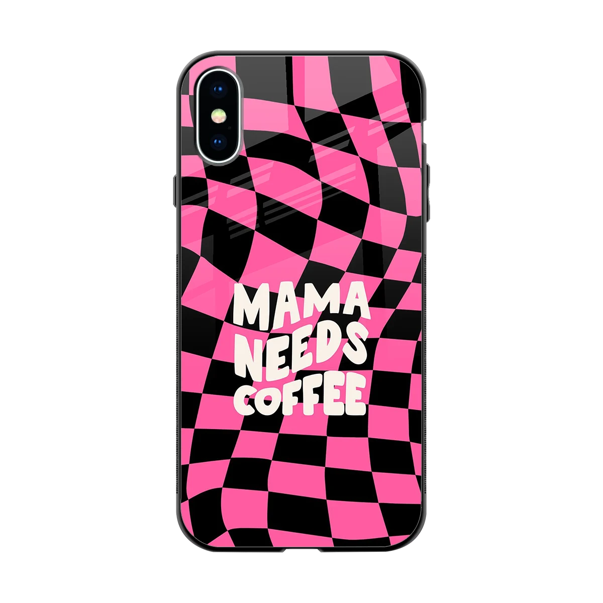 Mama Needs Coffee back phone cover | glass case for iphone x
