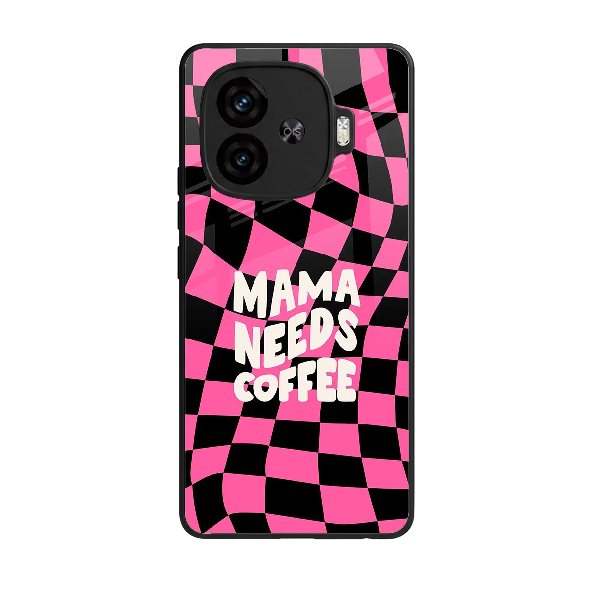 Mama Needs Coffee back phone cover | glass case for iqoo neo 10r 5g