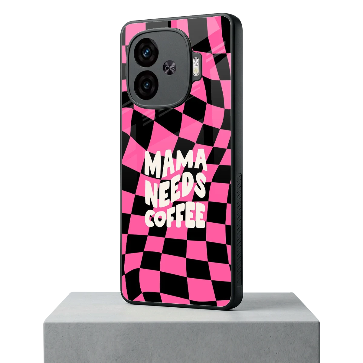 Mama Needs Coffee iqoo neo 10r 5g mobile cover | shockproof glass phone case