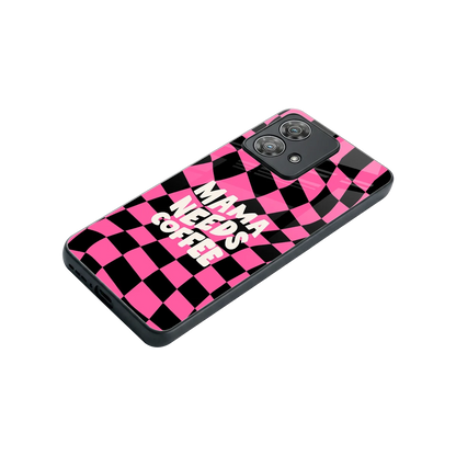 Mama Needs Coffee stylish phone case for motorola edge 40 neo 5g | glossy glass and slim fit