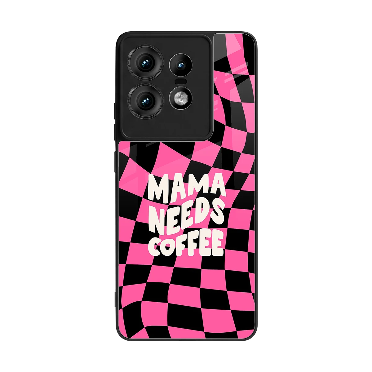 Mama Needs Coffee back phone cover | glass case for motorola edge 50 pro