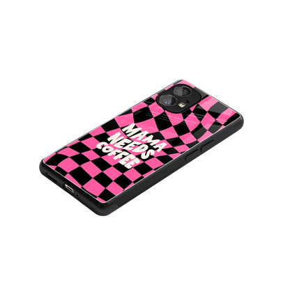 Mama Needs Coffee stylish phone case for nothing phone 1 | glossy glass and slim fit
