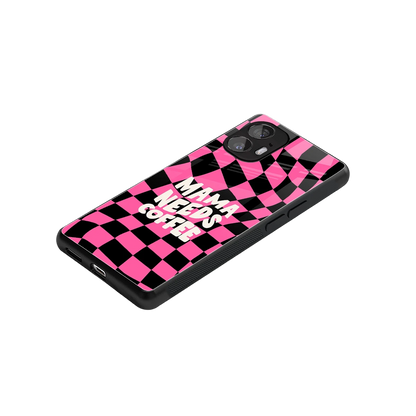 Mama Needs Coffee stylish phone case for nothing phone 2 | glossy glass and slim fit