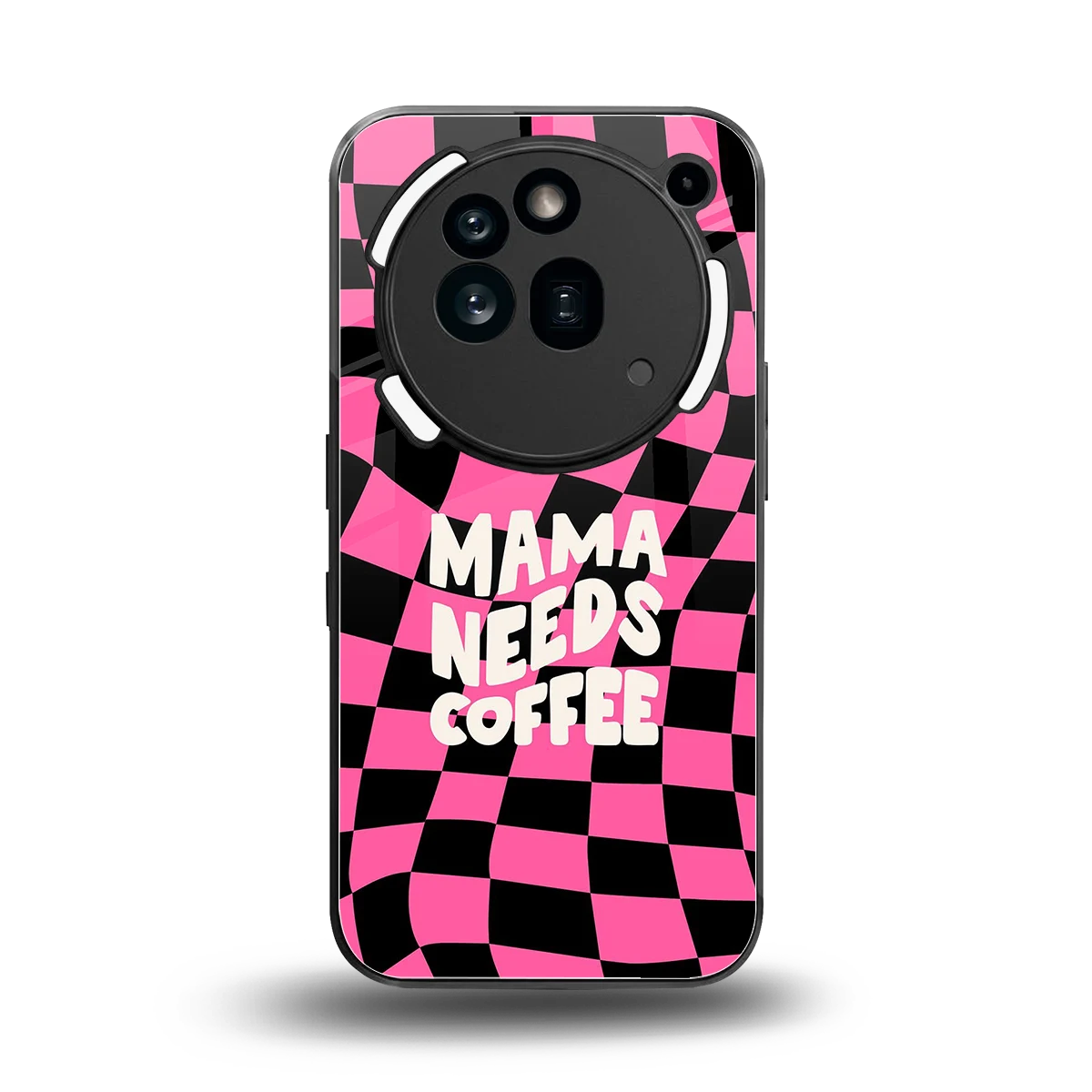 Mama Needs Coffee back phone cover | glass case for nothing phone 3a pro