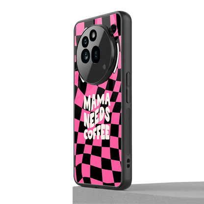 Mama Needs Coffee nothing phone 3a pro mobile cover | shockproof glass phone case