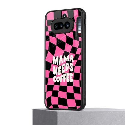 Mama Needs Coffee nothing phone 4a mobile cover | shockproof glass phone case