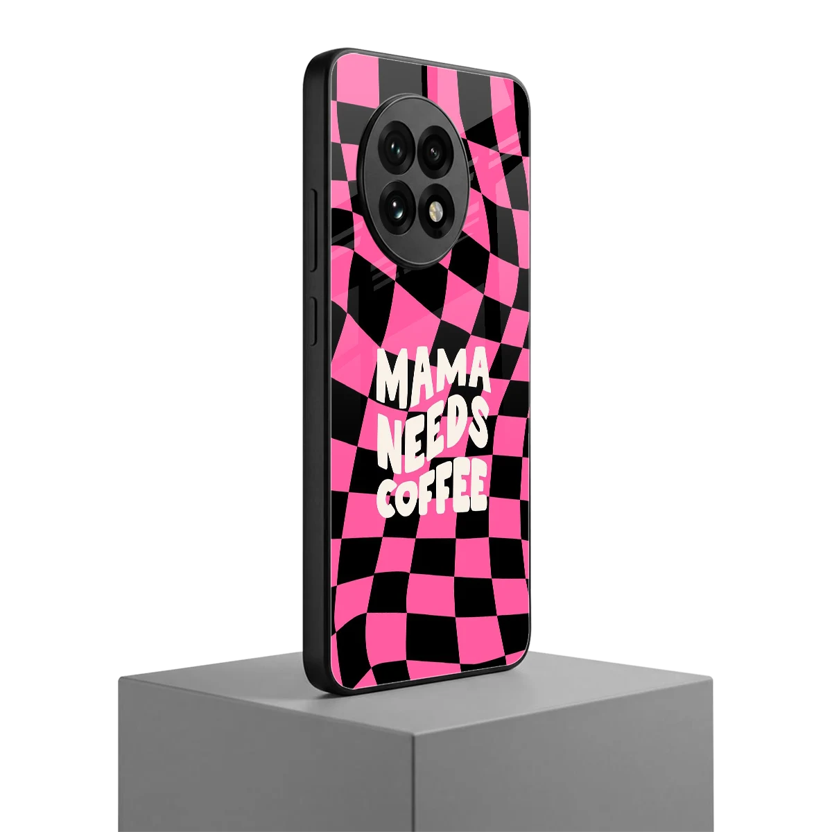 Mama Needs Coffee oneplus 13r mobile cover | shockproof glass phone case