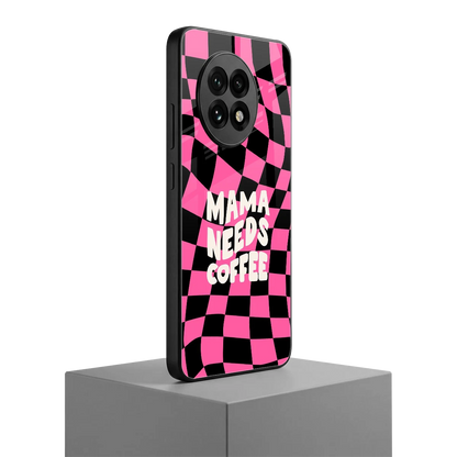 Mama Needs Coffee oneplus 13r mobile cover | shockproof glass phone case