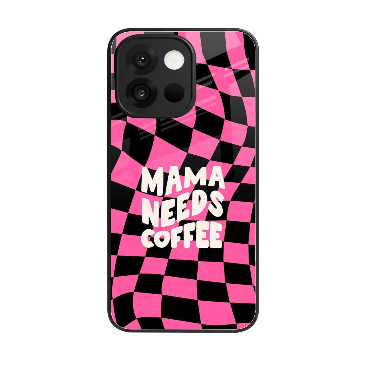 Mama Needs Coffee back phone cover | glass case for oneplus 13s