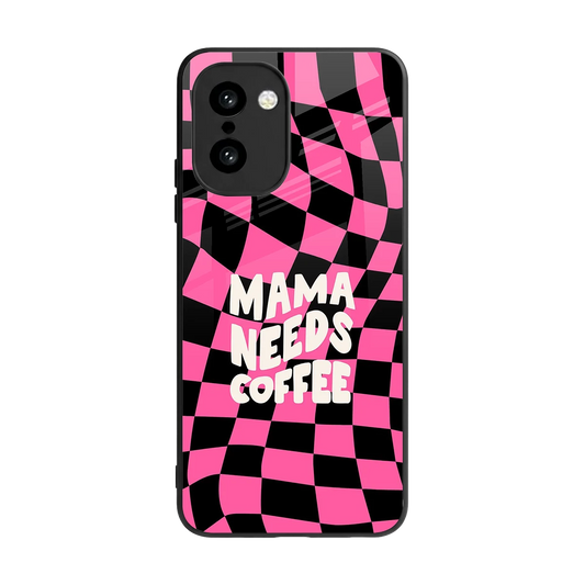 Mama Needs Coffee back phone cover | glass case for oneplus 15r