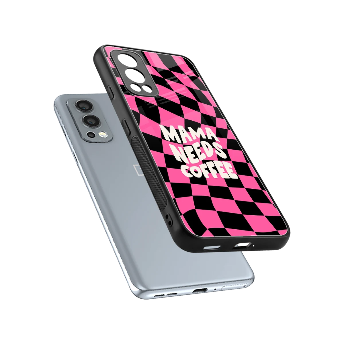 Mama Needs Coffee sleek oneplus nord 2 cover with tempered glass back and TPU edges
