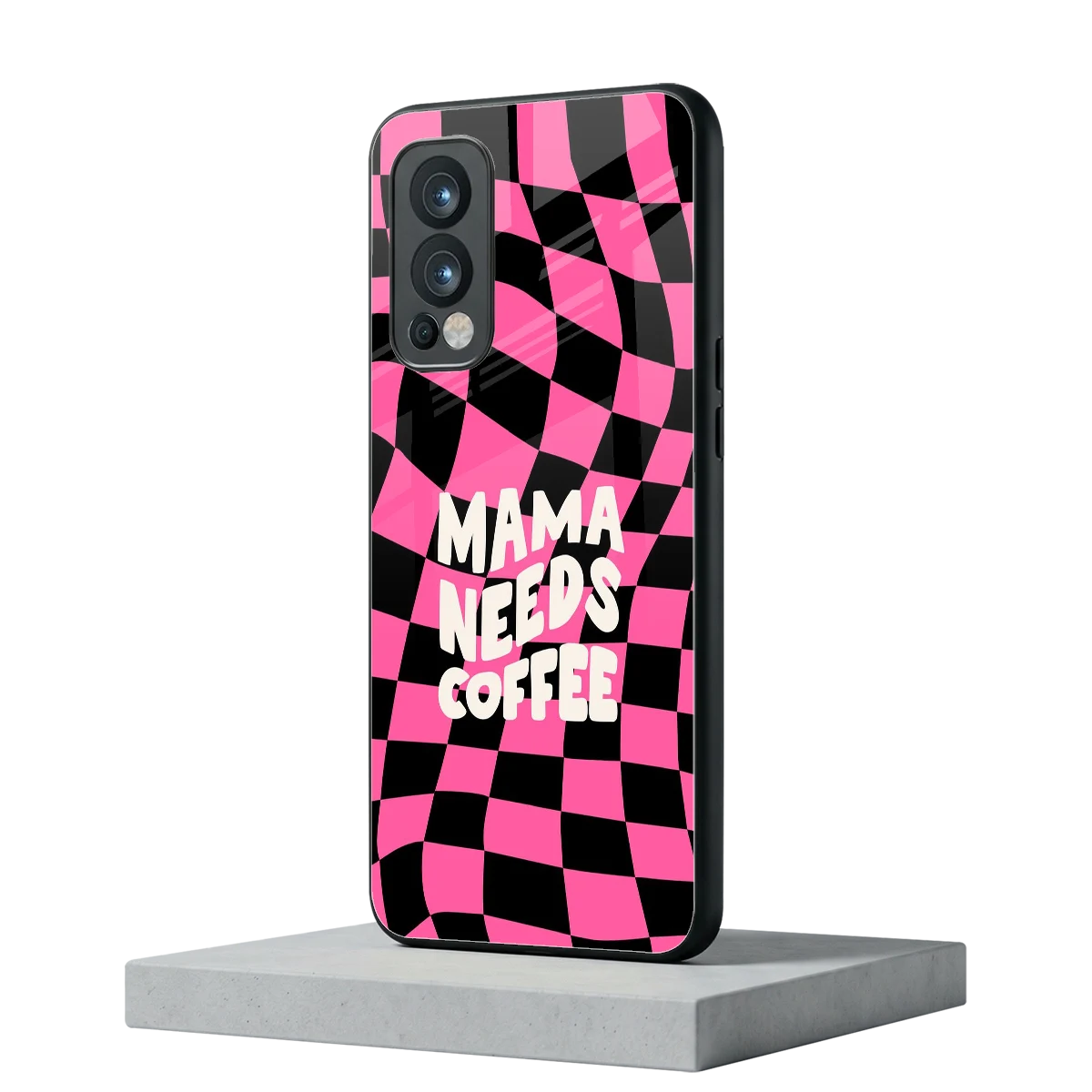 Mama Needs Coffee oneplus nord 2 mobile cover | shockproof glass phone case