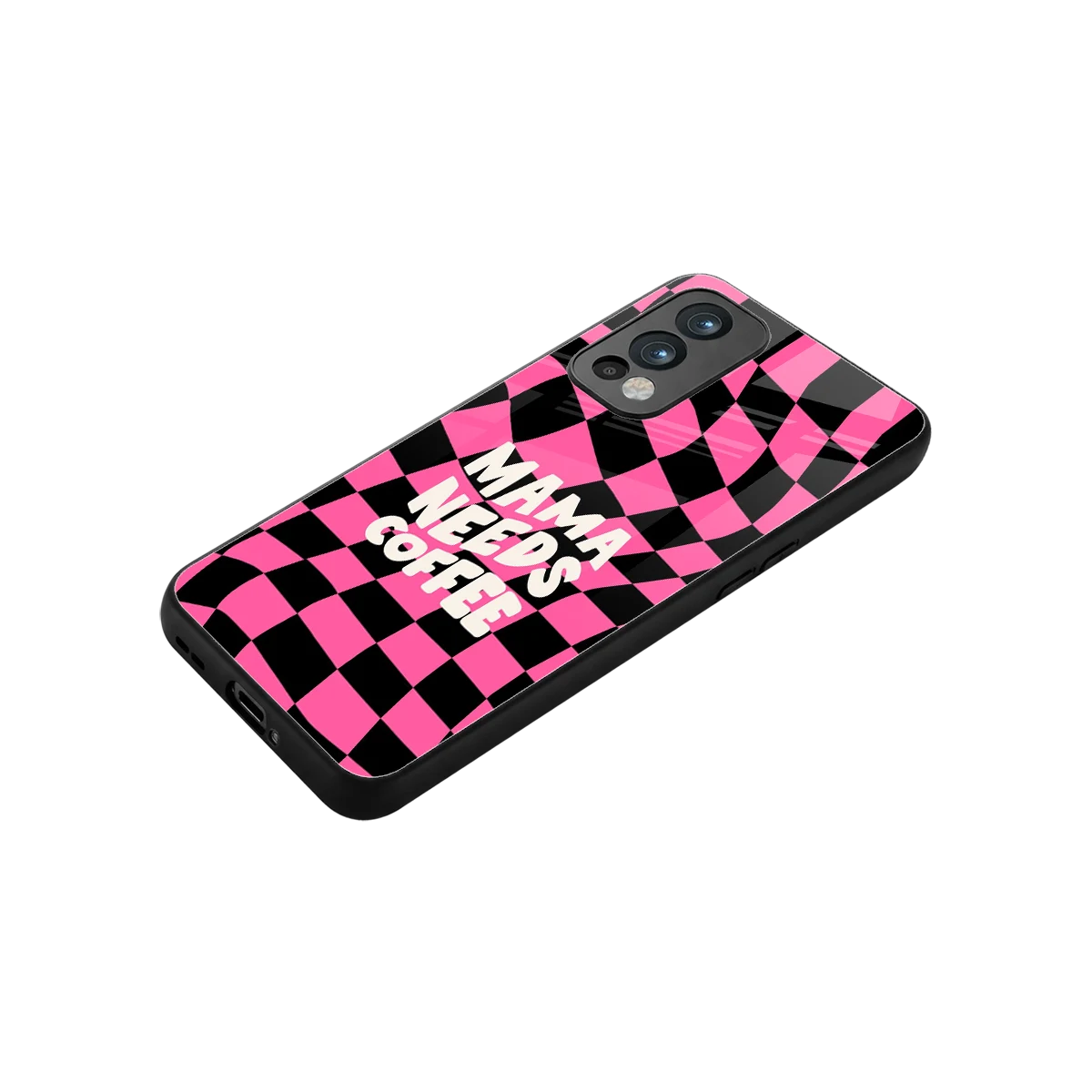 Mama Needs Coffee stylish phone case for oneplus nord 2 | glossy glass and slim fit