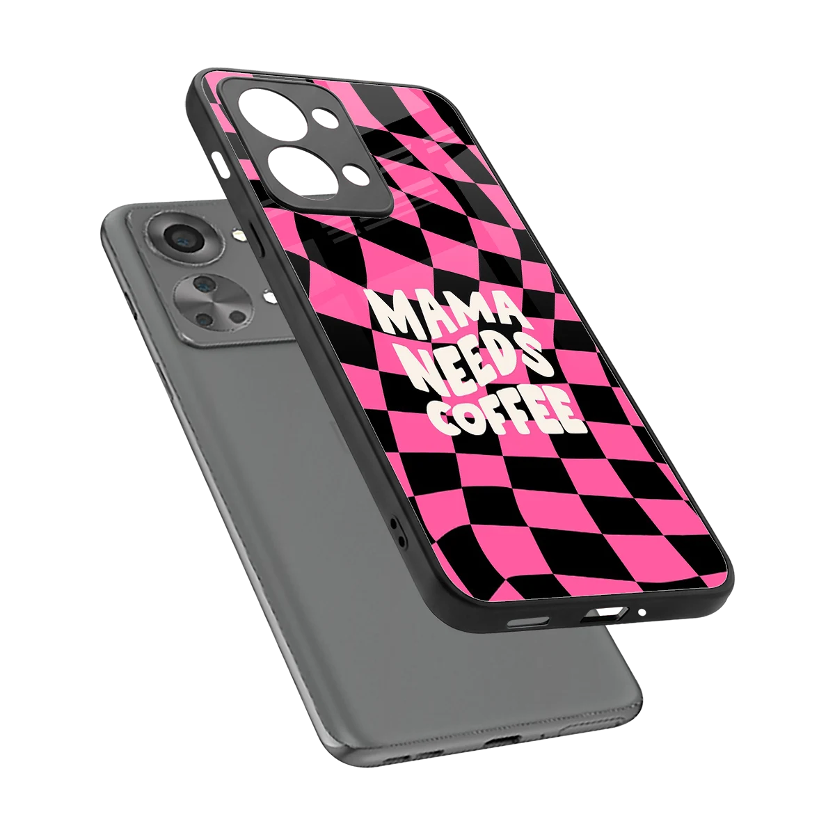 Mama Needs Coffee sleek oneplus nord 2t cover with tempered glass back and TPU edges