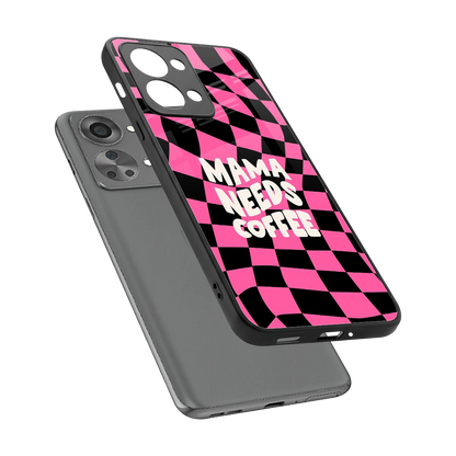 Mama Needs Coffee sleek oneplus nord 2t cover with tempered glass back and TPU edges